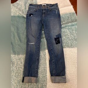 Loft womens patch jeans 28/6 bb